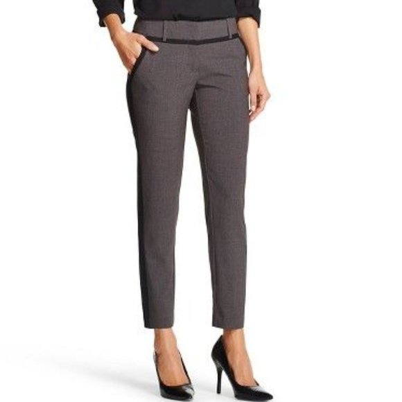 NEW Tuxedo Stripe Gray Stretch Business Slacks, 4 - Picture 1 of 8